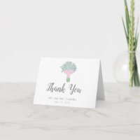 Cartes De Remerciement Du Mariage De Bouquet Oubli