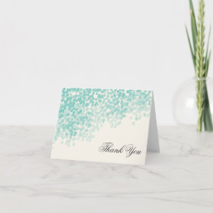 Cartes de remerciement élégantes pour douche de lu