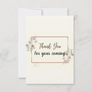 Cartes de remerciement élément d'eucalyptus aquare