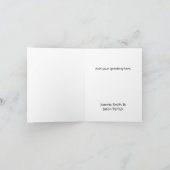 Cartes de remerciement en verres à Toast élégants (Intérieur)