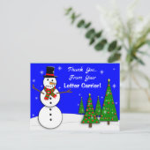 Cartes de remerciement FACTEUR  (Debout devant)