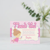 Cartes de remerciement fée (Debout devant)