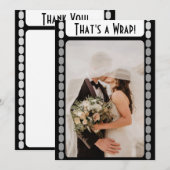 Cartes de remerciement Film Strip (Devant / Derrière)