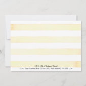 Cartes de Remerciement Fleurales Horizontales au C (Dos)