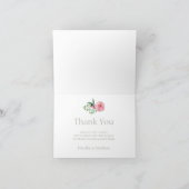 Cartes de remerciement florales Modern Vintage (Intérieur)