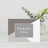 Cartes de Remerciement Forme Moderne | CARTES DE R (Debout devant)