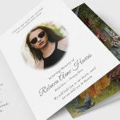 Cartes de remerciement funéraire | Angel Cher 01