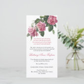 Cartes de remerciement funéraire | Antique Rose de (Debout devant)