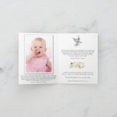 Cartes de remerciement funéraire | Beau ange 1 (Intérieur)