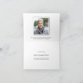 Cartes de remerciement funéraire | Coucher de sole (Intérieur)