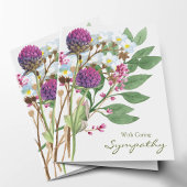 Cartes de remerciement funéraire | FLEUR SAUVAGE