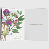 Cartes de remerciement funéraire | FLEUR SAUVAGE