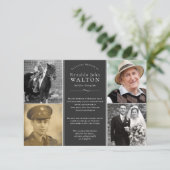 Cartes de remerciement funéraire | Histoire de la (Debout devant)