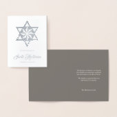 Cartes de remerciement funéraire | Huile d'argent (Affichage)