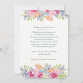 Cartes de remerciement funéraire | Jardin rustique (Dos)