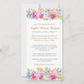 Cartes de remerciement funéraire | Jardin rustique (Devant)