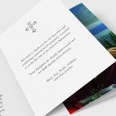 Cartes de remerciement funéraire | Jésus Christ pr