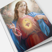 Cartes de remerciement funéraire | Jésus Sacré Coe