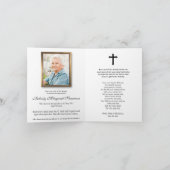 Cartes de remerciement funéraire | Mère Marie 2 (Intérieur)