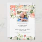 Cartes de remerciement funéraire | prairie florale (Devant)