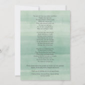 Cartes de remerciement funéraire | prairie florale (Dos)