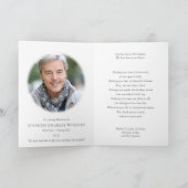 Cartes de remerciement funéraire | Prière Angel 04 (Intérieur)