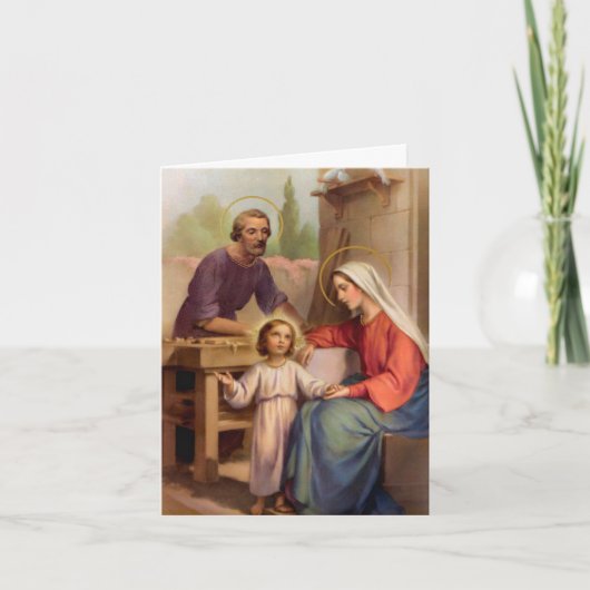 Cartes de remerciement funéraire | Sainte Famille  (Devant)