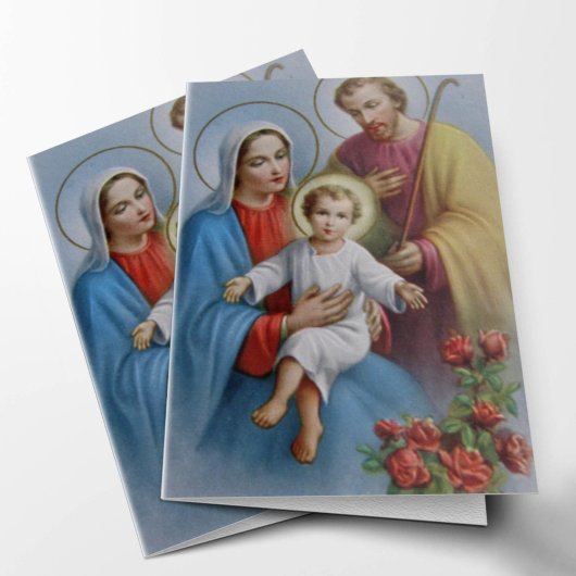 Cartes de remerciement funéraire | Sainte Famille 