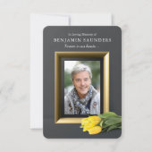 Cartes de remerciement funéraire | Vous Fermer (Devant)