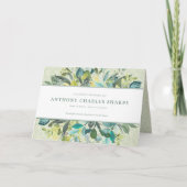 Cartes de remerciement funéraire | Whisper doux (Devant)