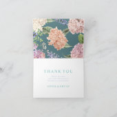 Cartes de remerciement Hydrangeas élégants (Intérieur)