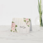 Cartes de Remerciement Hydrangeas Roses Fleurs Bro (Devant)