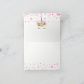 Cartes de remerciement Licorne (Intérieur)
