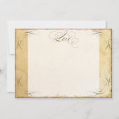 Cartes de Remerciement Mariage Vintage aux Taches  (Dos)