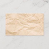 Cartes de remerciement Marron Or (Dos)