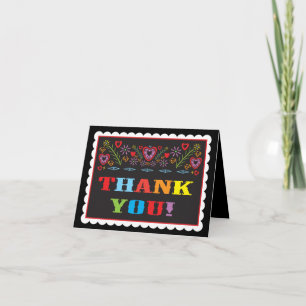 Cartes de remerciement Mexican Fiesta Papel Picado