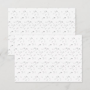 Cartes de remerciement minimalistes Élégant mariag