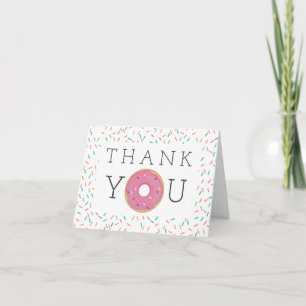 Cartes de remerciement Modern Donut