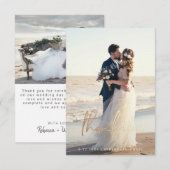 Cartes de remerciement modernes et abordables pour (Devant / Derrière)