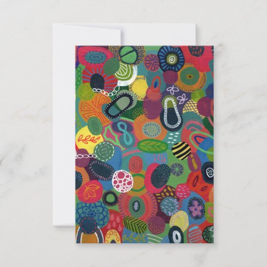 Cartes de remerciement / notes de la culture Cog (Devant)