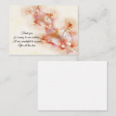 Cartes de Remerciement Papillon Abstrait (Devant / Derrière)