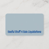 Cartes de remerciement personnalisables Bleu Simpl (Dos)