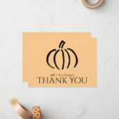 Cartes de Remerciement Personnalisées avec Motif d (Devant/Arrière en situation)