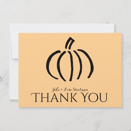 Cartes de Remerciement Personnalisées avec Motif d (Devant)