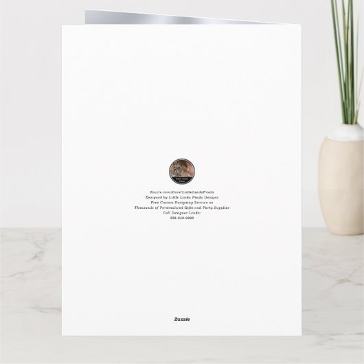 Cartes de remerciement personnalisées et époustouf (Dos)