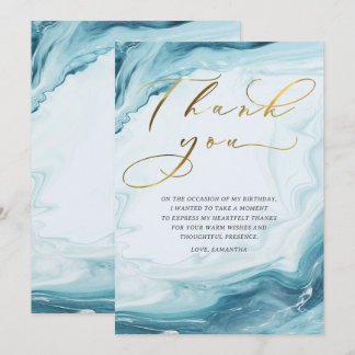 Cartes de remerciement personnalisées pour anniver