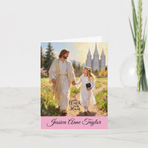 Cartes de remerciement personnalisées pour baptême