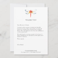 Cartes de remerciement personnalisées pour les ent
