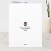 Cartes de remerciement personnalisées pour pasteur (Dos)