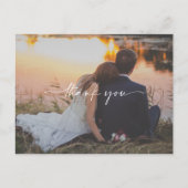 Cartes de remerciement photo de mariage simples (Devant)